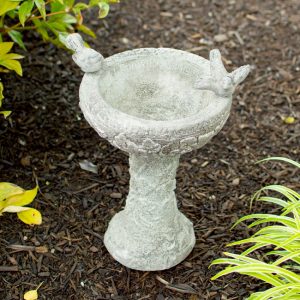 Athens "His Eye is on the Sparrow" Bird Bath, Pre Aged
