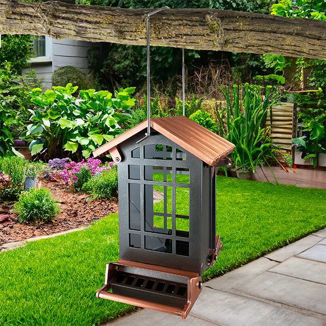 Audubon Coppertop Chateau Squirrel Resistant Bird Feeder