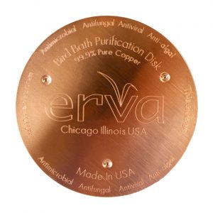 Erva Bird Bath Purification Disk, Copper