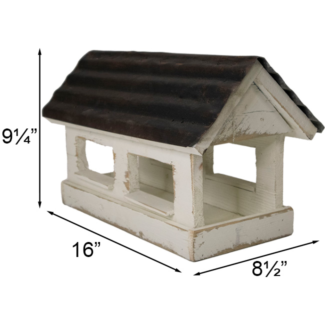 Bird In Hand Amish Made Covered Bridge Bird Feeder, Small - Image 9
