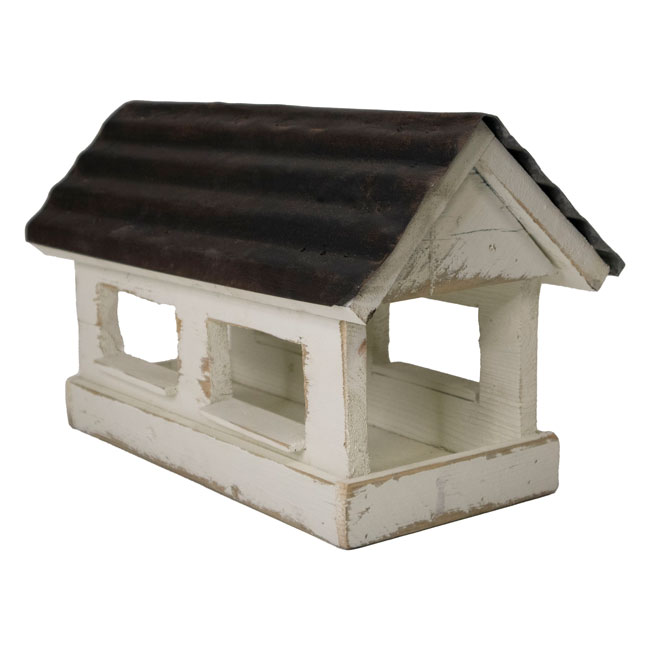 Amish Covered Bridge Bird Feeder handcrafted from reclaimed wood