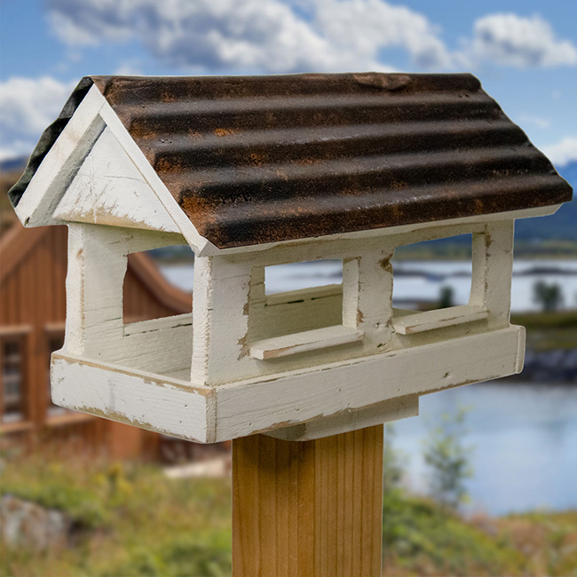 Bird In Hand Amish Made Covered Bridge Bird Feeder, Small - Image 8