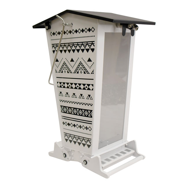 Wild Bird Lover's Squirrel Resistant Bird Feeder with Bohemian Print - Image 10