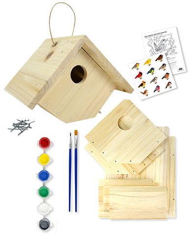 Nature’s Way My First Wren House DIY Kit – Kids Birdhouse Kit