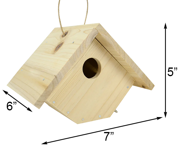 Nature’s Way My First Wren House DIY Kit – Kids Birdhouse Kit - Image 2