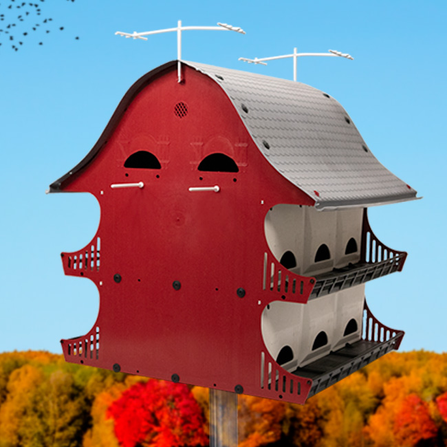 Purple Martin House 16 Room (S&K Barn Birdhouse)