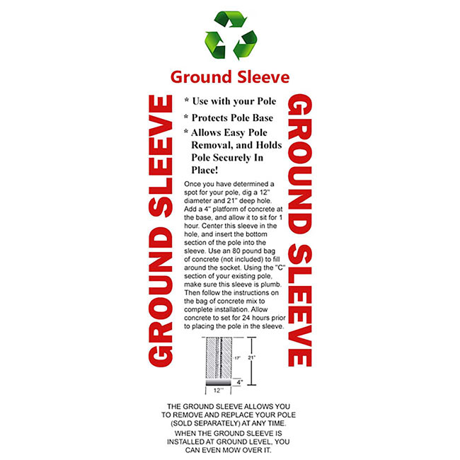15' Telescoping Birdhouse Pole (Aluminum Tri-Pole with Ground Socket) - Image 6