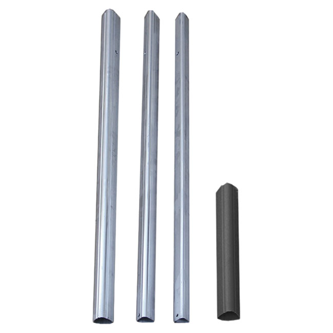 15' Telescoping Birdhouse Pole (Aluminum Tri-Pole with Ground Socket) - Image 2