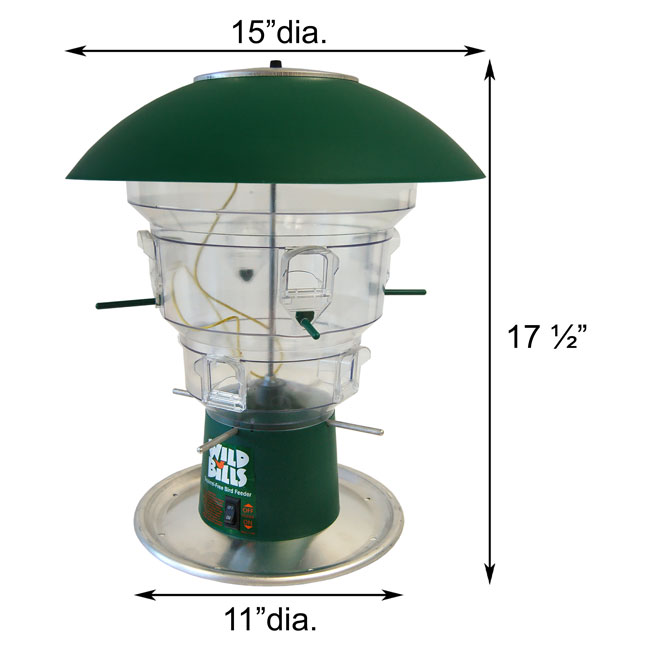 Electronic Squirrel Proof Bird Feeder – 8 Port Large Capacity - Image 7