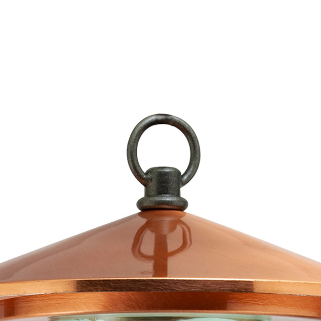 Glass Hummingbird Feeder with Copper Top – 15 oz | Woodlink Mid-Century Feeder - Image 5
