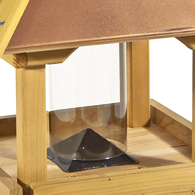 Gazebo Bird Feeder with Copper Roof – Large Outdoor Feeder - Image 7