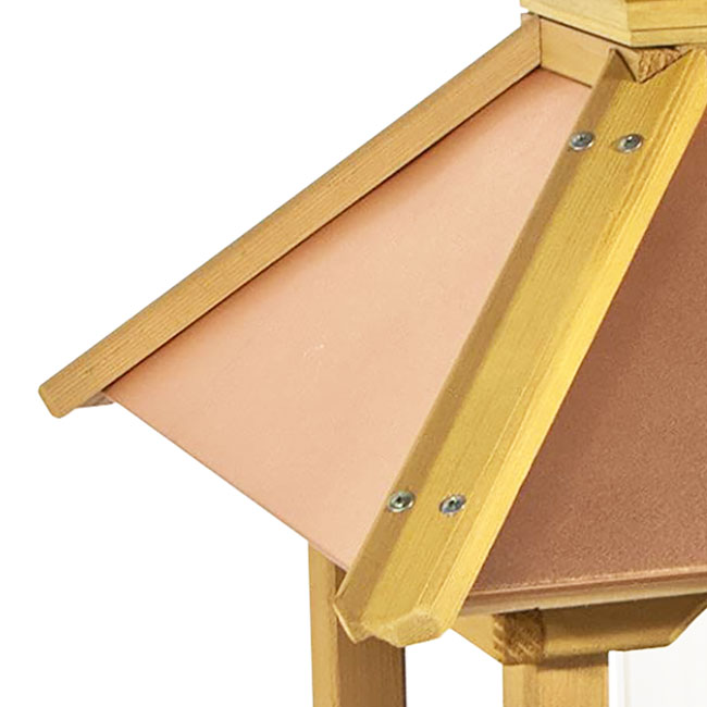Gazebo Bird Feeder with Copper Roof – Large Outdoor Feeder - Image 6