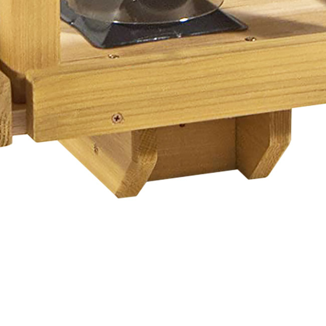 Gazebo Bird Feeder with Copper Roof – Large Outdoor Feeder - Image 3