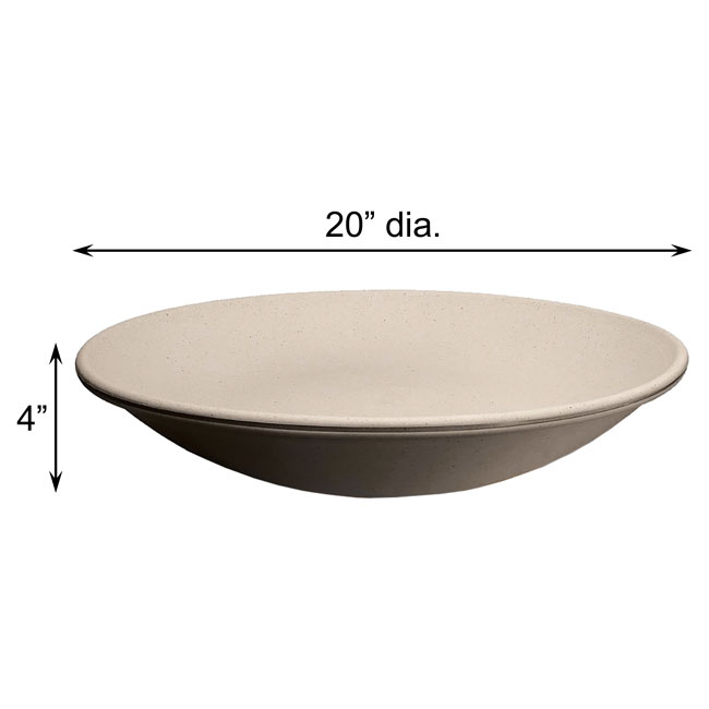 Allied Precision Heated Deck Mounted Bird Bath – Stone Color | 150W Heated Bird Bath Made in USA - Image 3