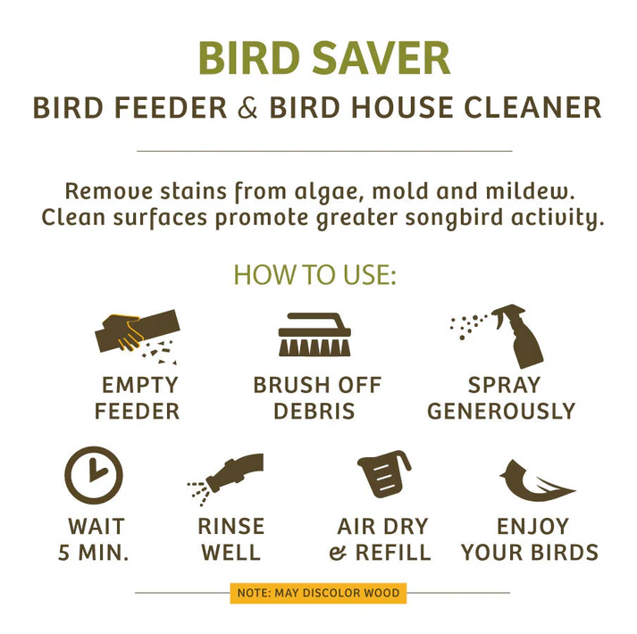 Bird Saver Bird Feeder and Bird House Cleaner Spray, 32 oz. - Image 7