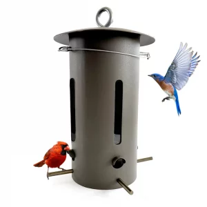 Birds Choice bear proof bird feeder made from heavy duty powder coated steel