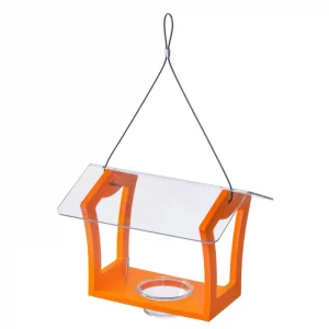 Birds Choice orange oriole bird feeder with jelly cup and orange holders