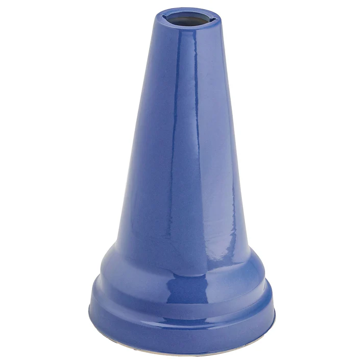 Ohio Stoneware Summer Blue Bird Bath – USA Made Glazed Clay Pedestal Bird Bath - Image 6