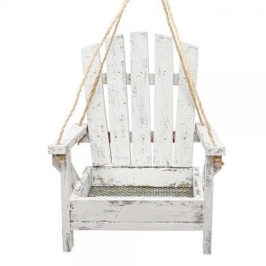 White Adirondack Chair Feeder