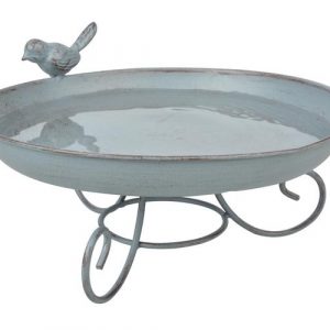 Standing Bird Bath Metal
