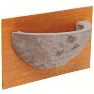 Artificial wall mounted swallow nest for outdoor bird nesting habitat
