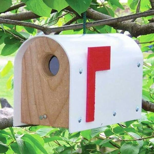 Martha's Mailbox Wren House | Handmade Cedar Hanging Birdhouse for Wrens - Image 2
