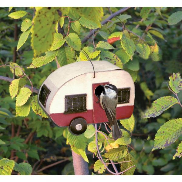 Mother-In-Law Suite Bird House | Vintage Camper Hanging Birdhouse for Backyard Birds - Image 2