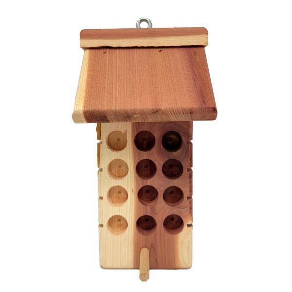 Cedar Suet Plug and Peanut Butter Bird Feeder with 360° Feeding - Image 2